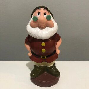 Vintage 1970's DOC Snow White & The Seven Dwarfs Rubber Squeak Bath Toy 612